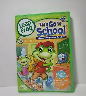 Leap Frog Lets Go To School DVD-Preschool Skills: Phonics, Counting and Animals