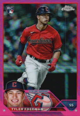 2023 Topps Chrome #16 Tyler Freeman Pink Refractor