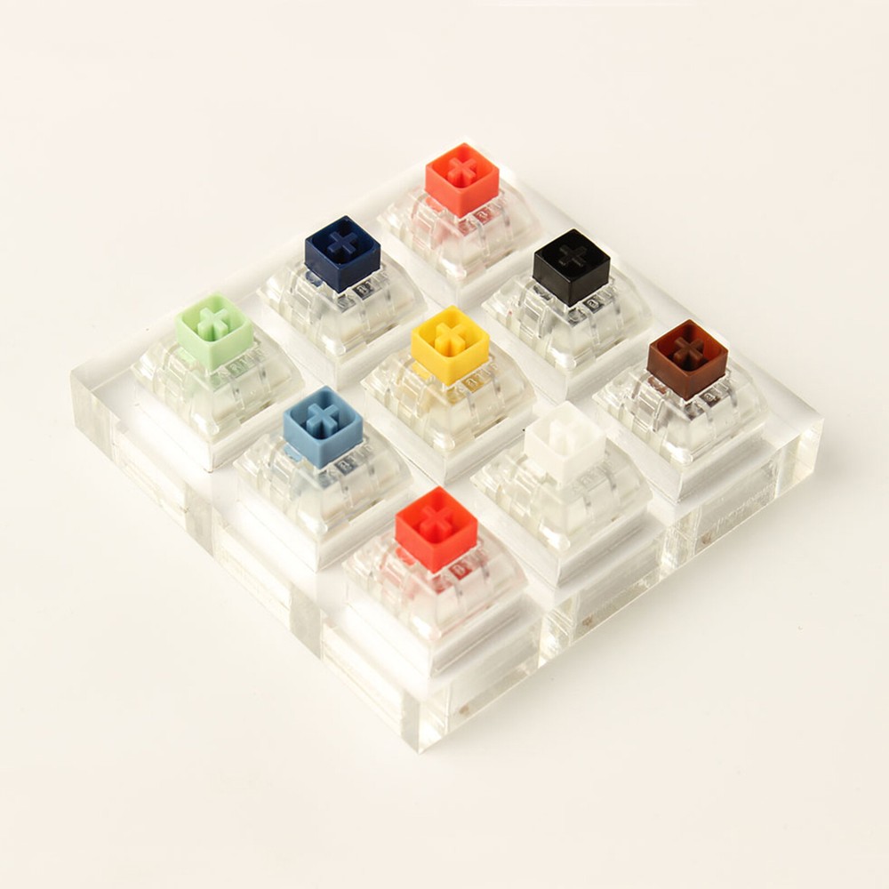 Mechanical Keyboard 9x Sampler Tester for Cherry MX Gateron Kailh Box Switches Upgrade