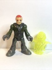 Fisher-Price Imaginext Dino Rider Figure Apatosaurus Raider Triceratops T Rex