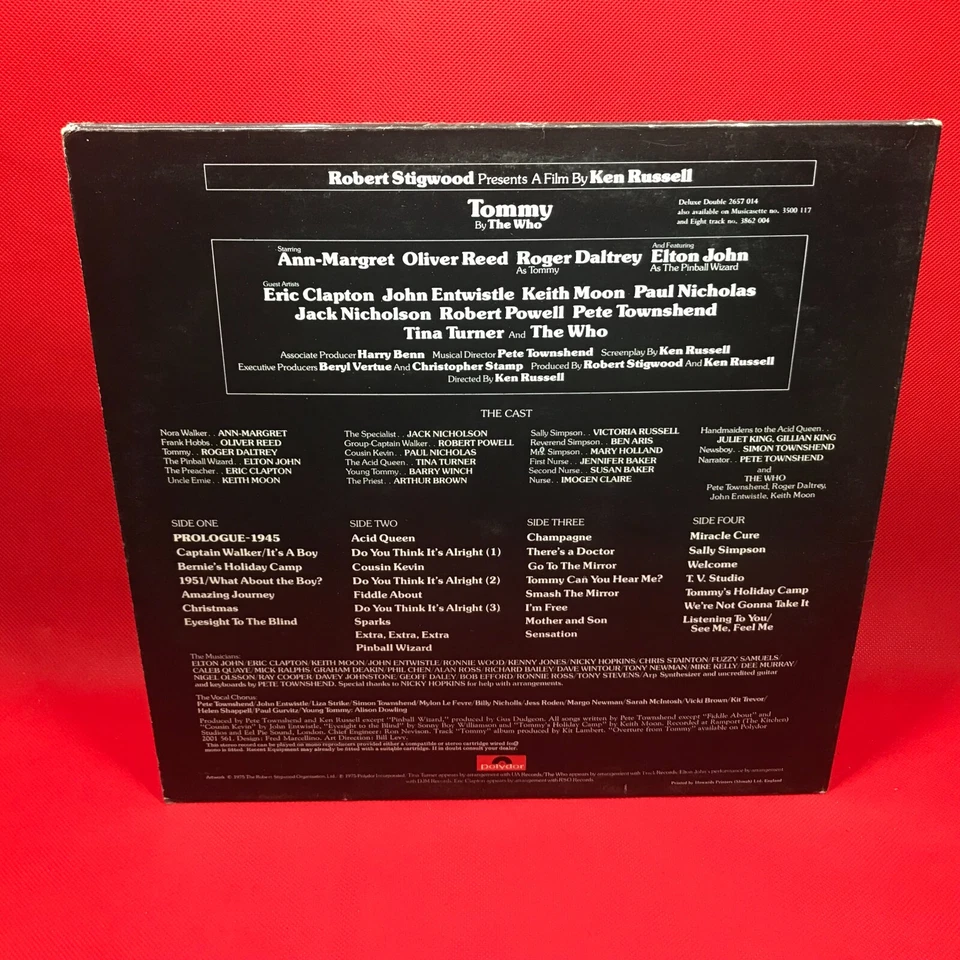 THE WHO Tommy The Movie 1975 UK vinyl double LP + INNERS soundtrack film Elton - Image 2 of 4