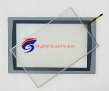 1SET Touch Screen Panel Glass + Overlay film For 2711P-T12W21D8S-B 4-WIRE