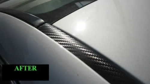 FITS ACURA CARBON FIBER ROOF TRIM MOLDING 2PC W/5YR WARRANTY 