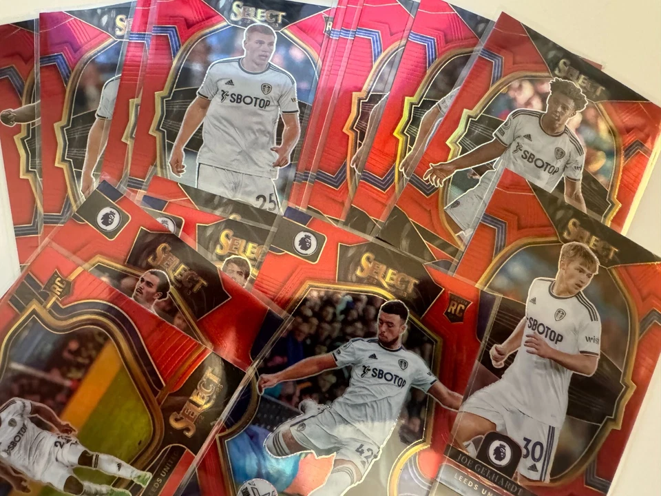 2022-23 Select EPL Pick Your Player RED PRIZM - LEEDS, TOTTENHAM, NEWCASTLE - Image 2 of 2