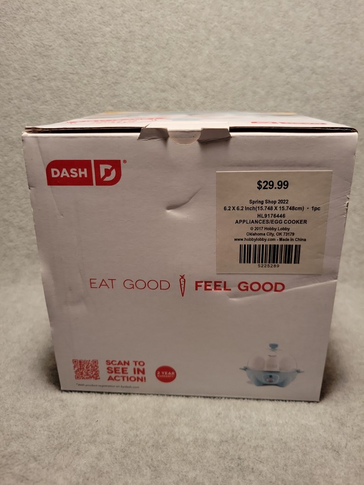 DASH Rapid Electric Egg Cooker 6-Cup Capacity for Hard Boiled Eggs B16 DASH Rapid Electric Egg Cooker 6-Cup Capacity for Hard Boiled Eggs B16