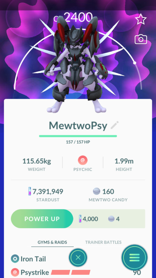 Mewtwo Shiny ✨ Master - Ataque Legacy + - Pokemon GO - GGMAX