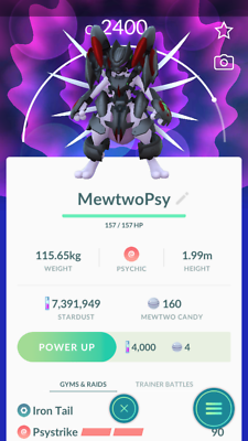 Armor Mewtwo Perfect : r/pokemongo