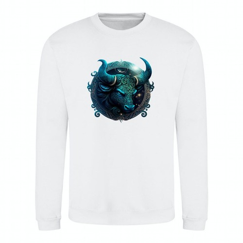 Sweatshirt Star Sign Taurus Horoscope Astrology Zodiac Art Unisex Sweater Jumper - Picture 32 of 37