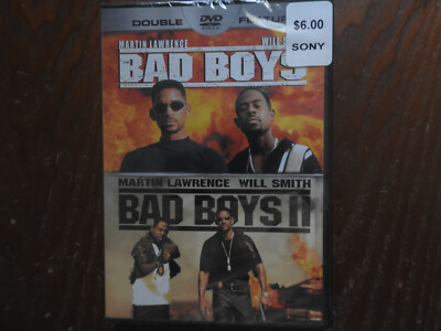 Bad Boys / Bad Boys II DVD Double Feature Brand New & Sealed Will Smith
