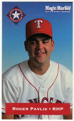 1994 Texas Rangers Magic Marker #31 Roger Pavlik SGA