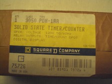 PDH-1AA class 9050 Sq. D solid state timer counter new; 120v 50/60hz relay out