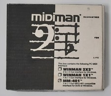 Midiman MM-401 MPU-401 8-bit ISA Midi-Interface (1995, retro, boxed, OVP)