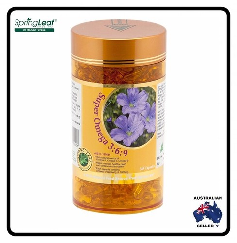 Homart Springleaf Super Omega 369 365 capsules | eBay