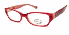 NEW DISNEY 3E 2004 1436 PRINCESS RED EYEGLASSES GIRLS KIDS RX FRAMES 47-15-125MM