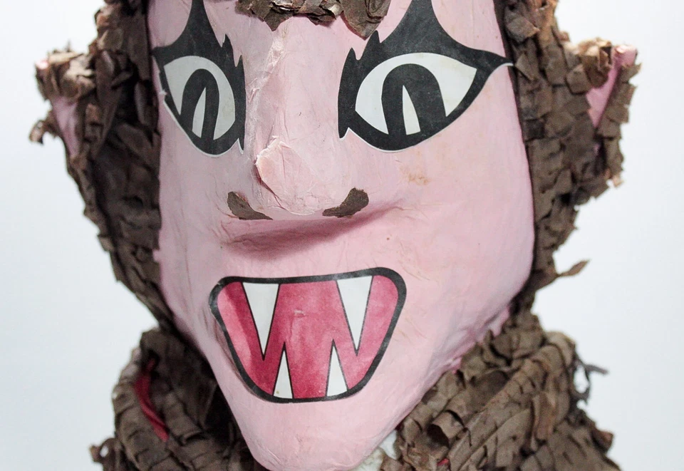 复古墨西哥制造德古拉吸血鬼皮纳塔生日派对收藏配件 — 第 2/4 张图片