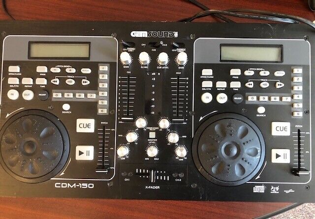 Gem Sound CDM-150 DJ Station Dual Compact Disc Player/Mixer Gem Sound CDM-150 DJ Station Dual Compact Disc Player/Mixer