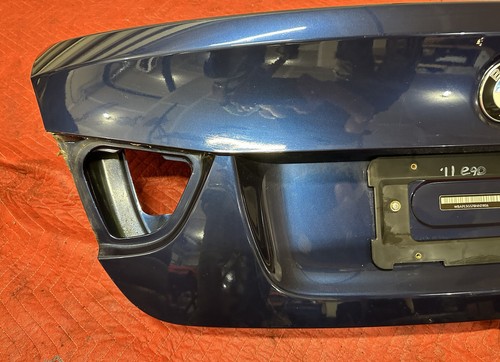 09-11 OEM BMW E90 328 335 M3 Sedan Rear Trunk Lid Panel Deck Shell Blue - Picture 4 of 10