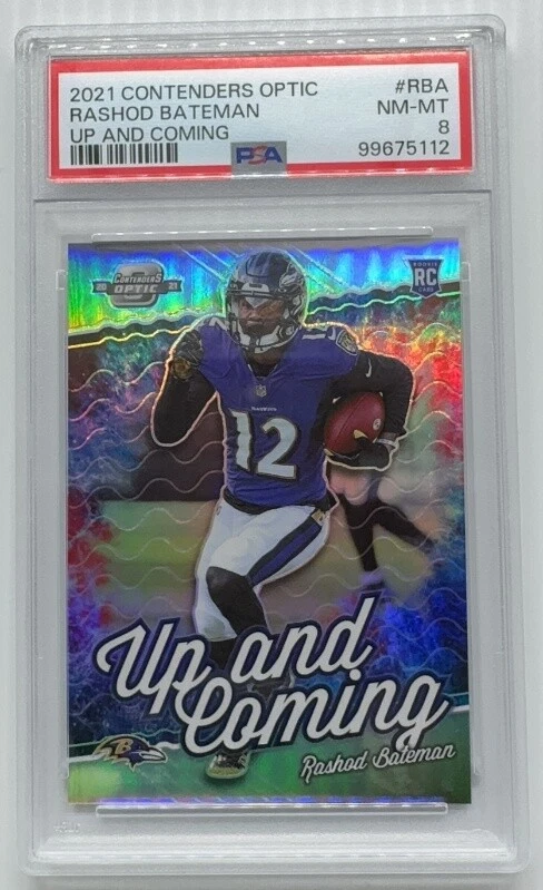Rashod Bateman Panini Contenders Optic Up and Coming #RBA Base