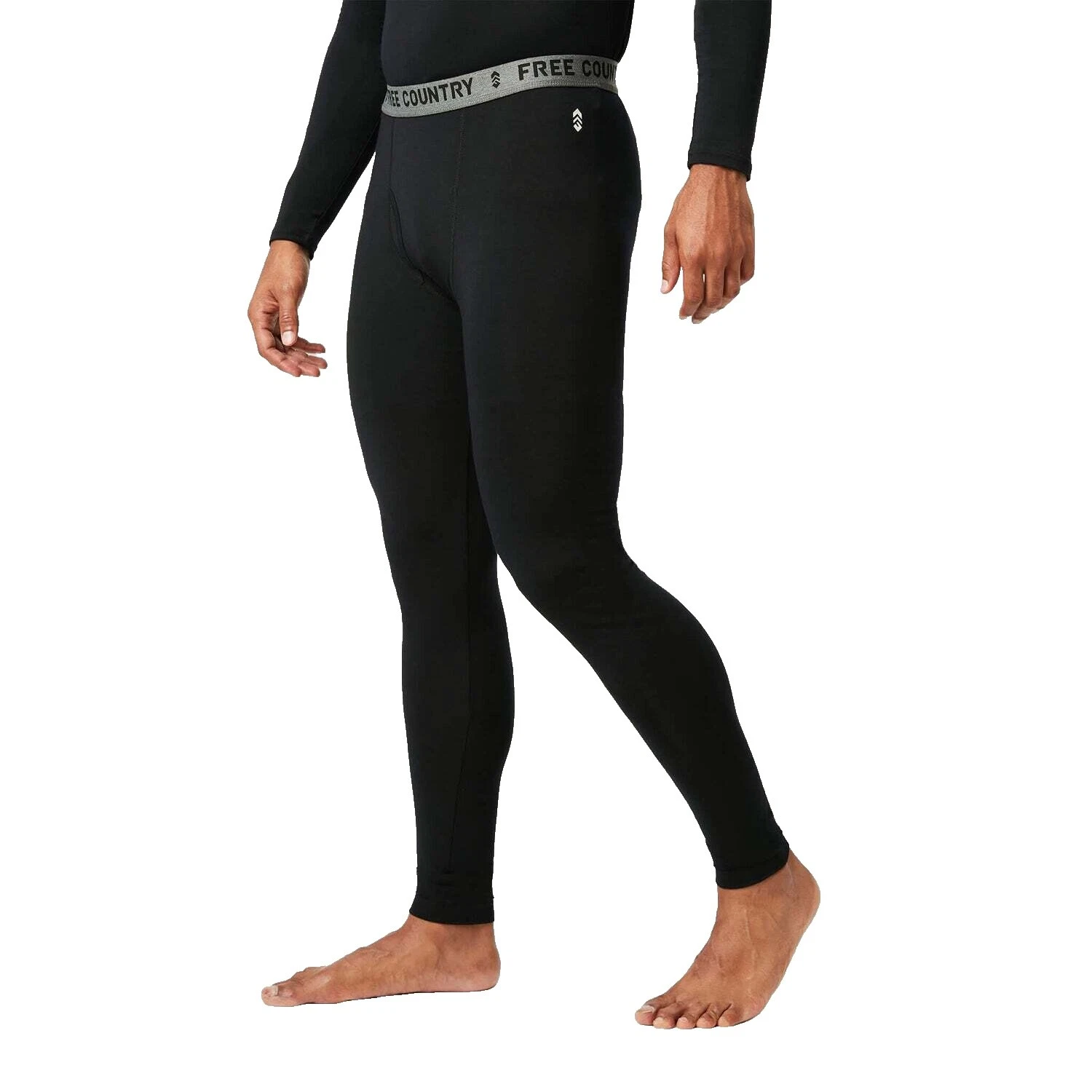 Hombres Regular Negro Free Country Activewear