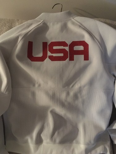 Nike USA 2020 Tokyo Olympics Media Day Full-Zip Jacket CK4567-100 Men Size XL - Picture 8 of 9