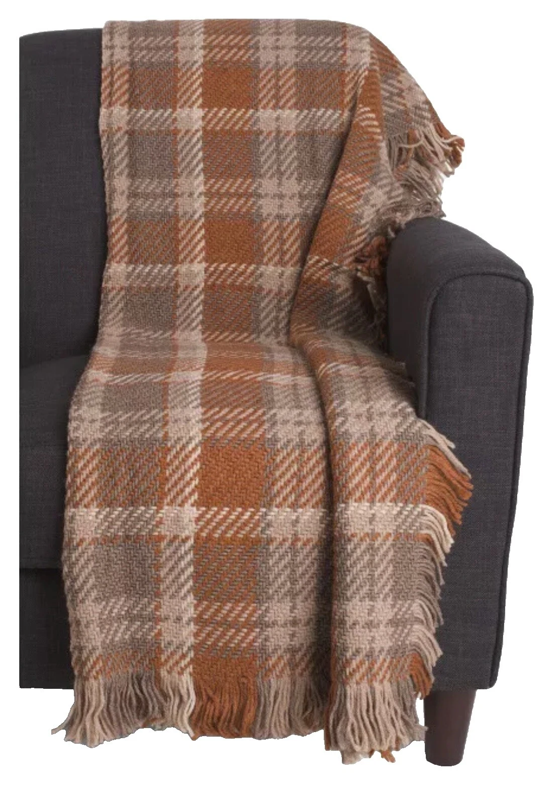 Cuadros 100% lana manta Colchas tejidas y Mantas