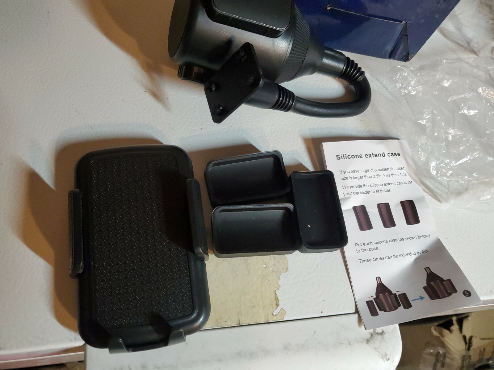 Lorima Car Cup Holder Phone Mount with A Long Flexible Neck for Cell