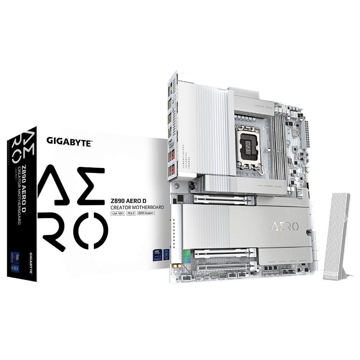 Gigabyte Z890 AERO D motherboard Micro ATX DDR5 LGA 1851 PCIe