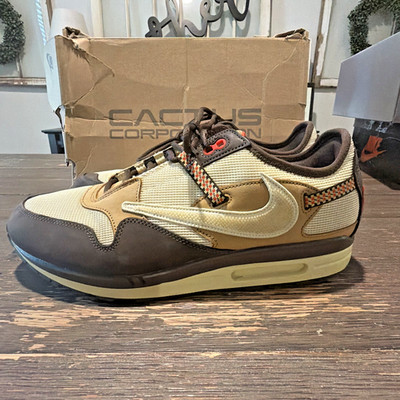 Nike Air Max 1 Travis Scott Baroque Brown Size 14