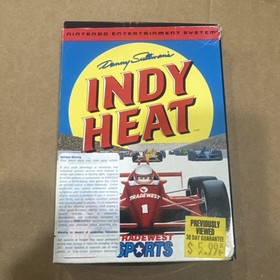 Sistema Danny Sullivan&rsquo;s Indy Heat Nintendo NES con scatola, cartuccia, custodia e manuale