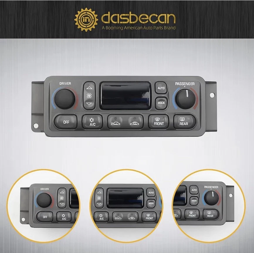 A/C Heat Climate Control Module Switch Unit for 1997-2004 C5 Corvette 09352181 - Image 4 of 4