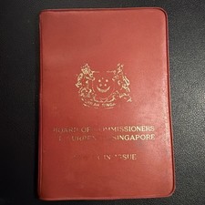 1967 Board of Commissioners Währung Singapur Stempelglanz Neu 5 Münzen VIN4
