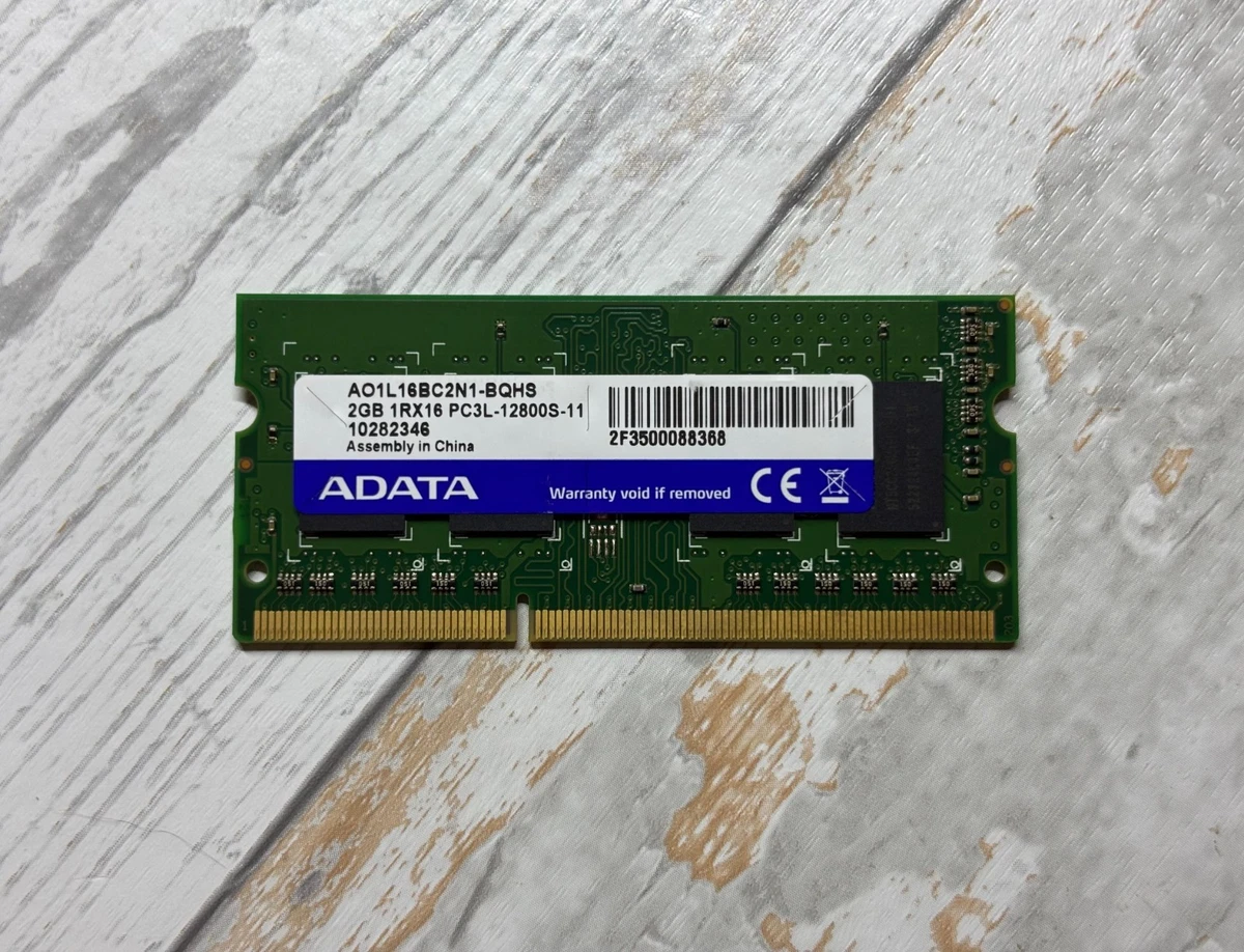 ADATA DDR3 SDRAM 2 GB Total Capacity Memory (RAM) for sale | eBay
