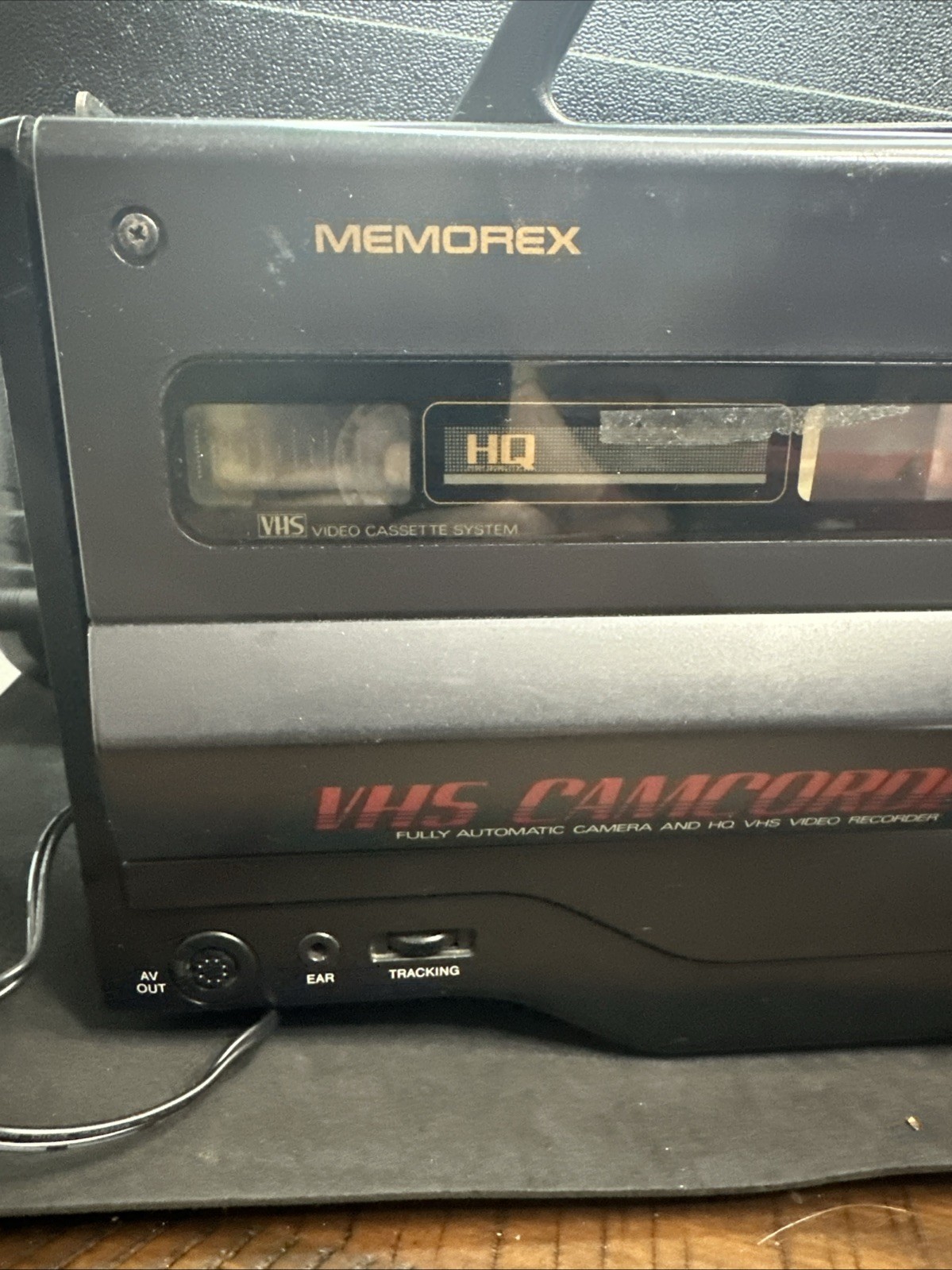 Vintage Memorex SM-1000 HQ VHS Video Recorder Camcorder. WORKS Needs Battery