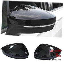 1Pair Exterior Side Rear View Mirror Cover Cap For VW Tiguan MK2 2017 2018