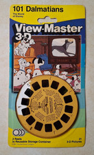 101 Dalmatians Disney View Master 3-D 3 Reel Set Vintage 3014 1987 ONLY 2 REELS