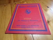 Indian  Archery  1951 Catalog with Prices, bows arrows toys sport