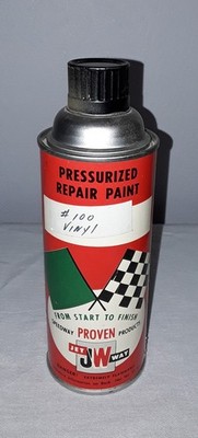VINTAGE SPEEDWAY PRODUCTS JET WAY SPRAY PAINT CAN WITH PAPER LABEL