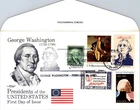 S08-5560, PRESIDENTS OF USA, GEORGE WASINGTON, COMBO, ARTMASTER FDC