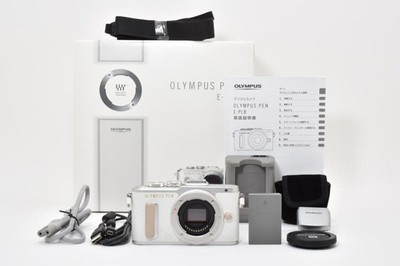 OLYMPUS PEN E-PL8 Weiß 16.1MP Spiegellose Digitalkamera Body mit Box