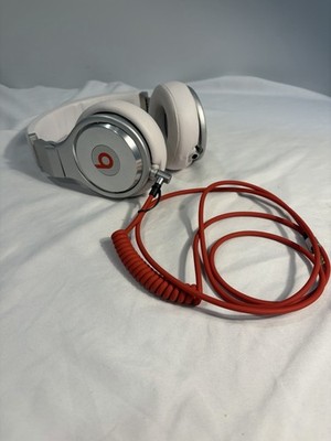 Monster Beats Pro by Dr Dre Headphones White/Silver Tested Works