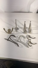Lot Vintage And Antique Coat Hooks Eight Pieces T