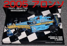 Shipping Included 1/43 Renault F1 Alonso Show Car 2005 Showcar R23 R24 R25 R26 R