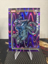 2026 Topps Chrome Marvel Comics U.S Agent #182 Purple Raywave Refractor /75