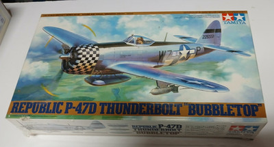 1/48 Tamiya P-47D Bubbletop NOS Still in original clear wrap