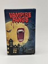 Halloween Vampire Teeth Fangs Upgraded Reusable Adhesive for Adults NEW
