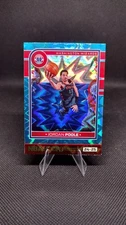2024-25 Panini NBA Hoops - Jordan Poole #190 Teal Explosion Parallel Wizards NM