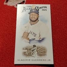 Topps Allen & Ginter 2025 Vladimir Guerrero Jr. Mini Blue Jays N222-14 Card