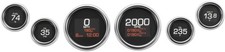 Dakota Digital MLX-8696 MLX Series 6 Gauges Set - Chrome
