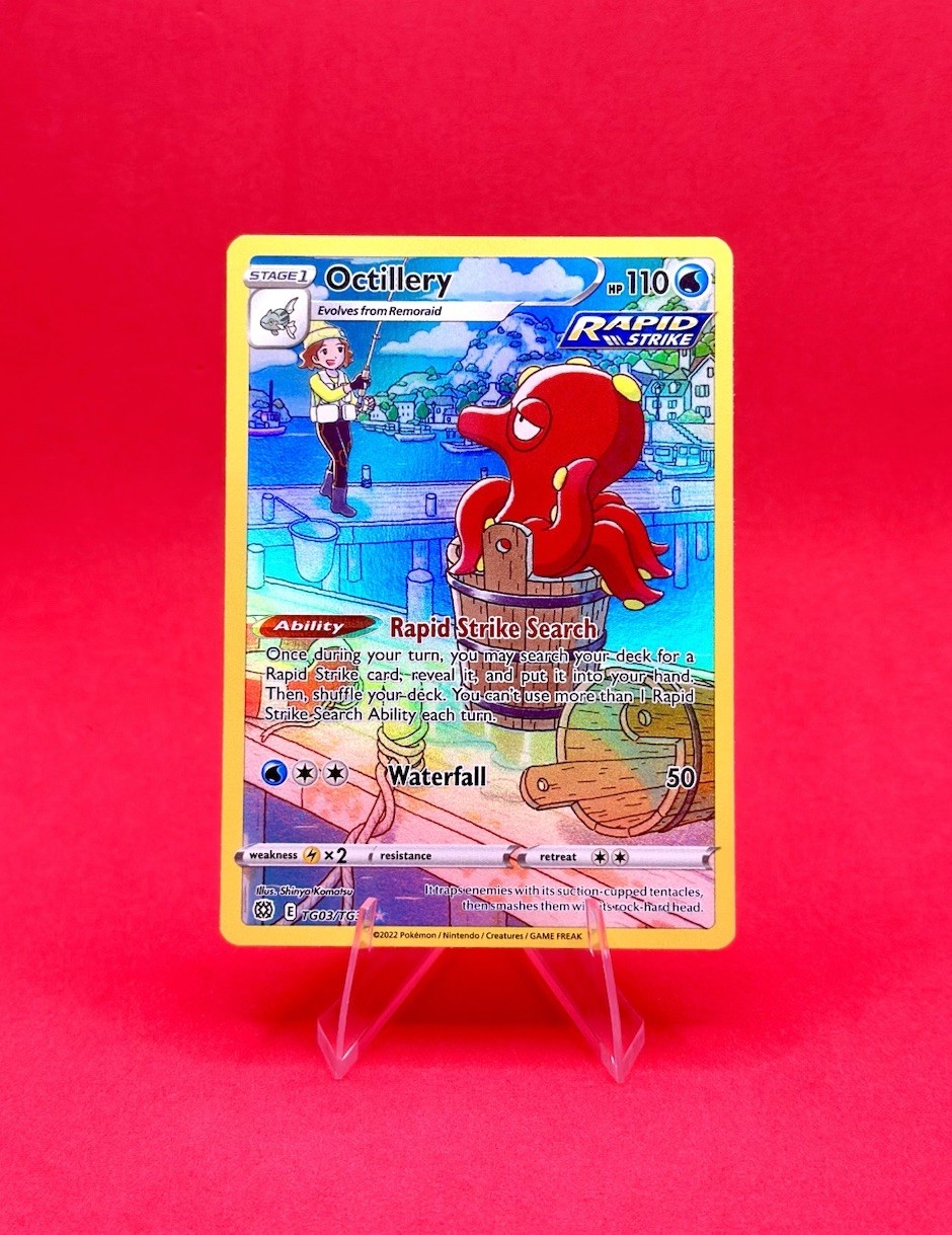 Octillery TG03/TG30 Brilliant Stars Trainer Gallery Pokemon Card NM