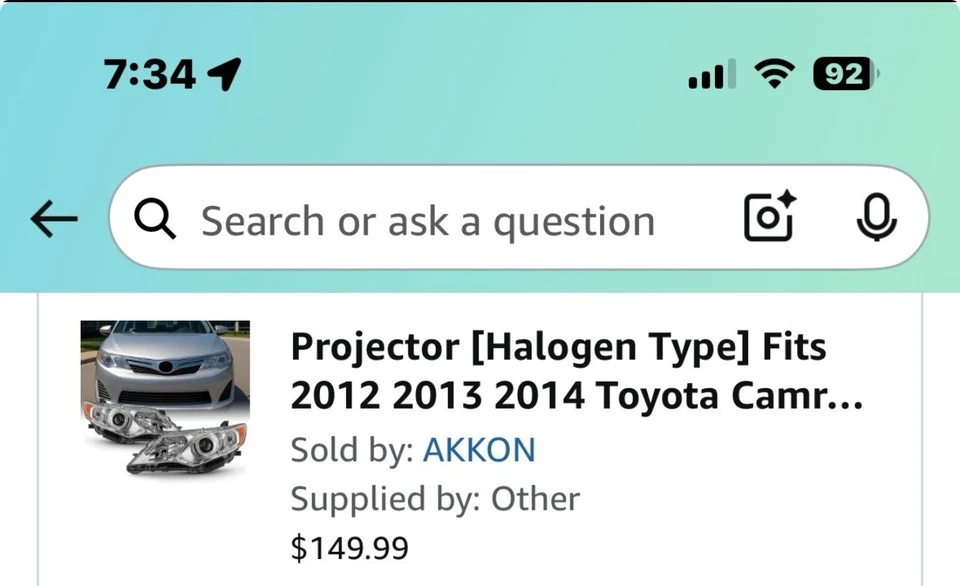 Brand New Toyota Camry 2012-2014 Headlights - Image 3 of 3